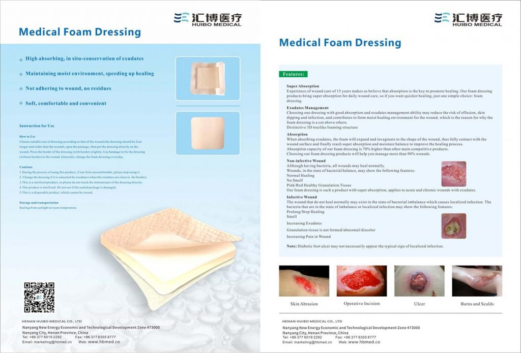 Silicone Foam Dressing - Huibo Medical